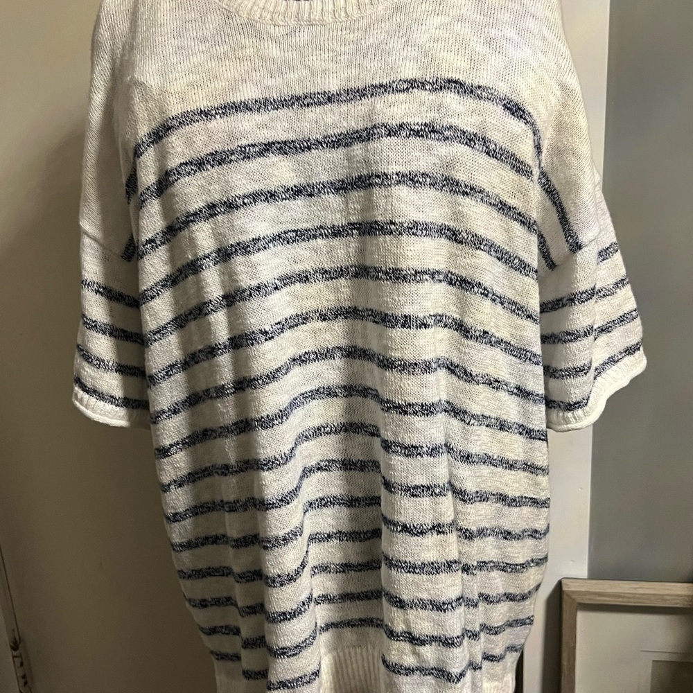 J. Crew White Knit Sweater